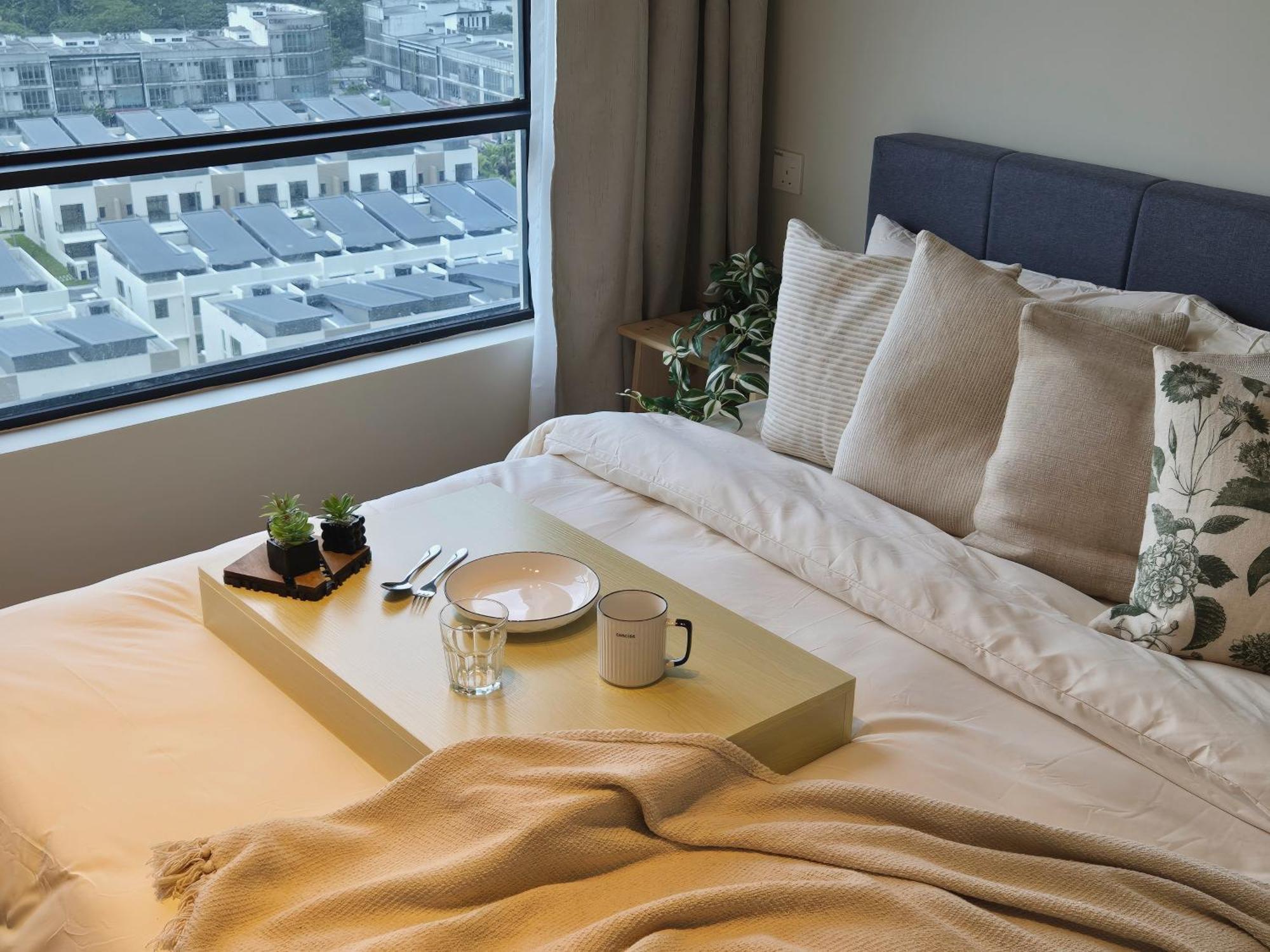 Apartemen Origins Retreat - 4 Beds 4 Pax - 15 Mins To Ciq